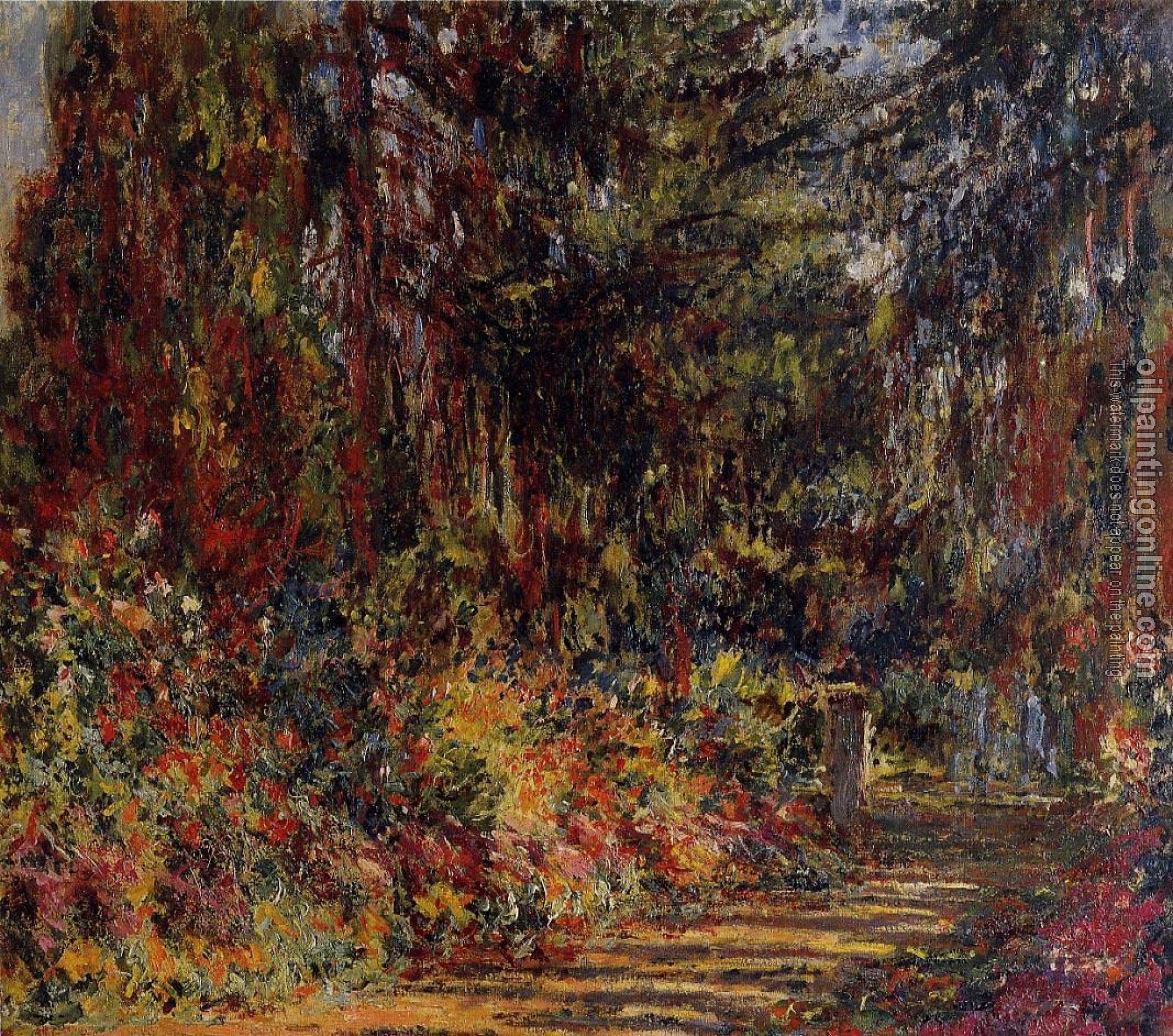 Monet, Claude Oscar - The Path at Giverny